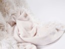 Luxus takaró - MIKRO EXTRA Hosszú szálas - fehér-bézs