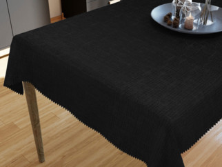 Dekoratív asztalterítő - fekete