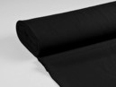 Egyszínű dekoratív anyag RONGO fekete színű - szélesség 150 cm