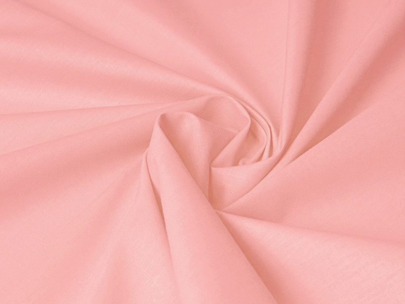 Egyszínű pamutvászon - SUZY pasztell rózsaszín