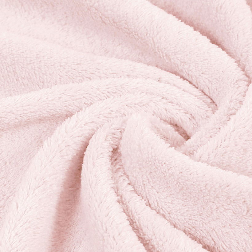 Minőségi mikroszálas takaró - világos rózsaszínű