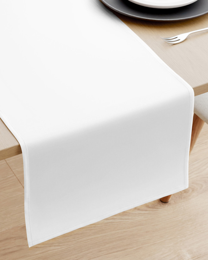 Extra erős 100% - os pamut asztali futó  - fehér