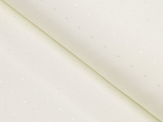 Luxus teflonbevonatú asztlterítő - vaníliaszínű, fényes négyzetekkel
