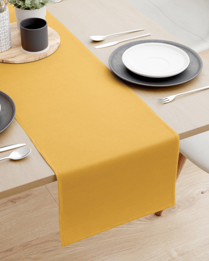 LONETA dekoratív asztali futó - mustárszínű