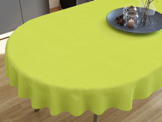 LONETA dekoratív asztalterítő - zöld - ovális