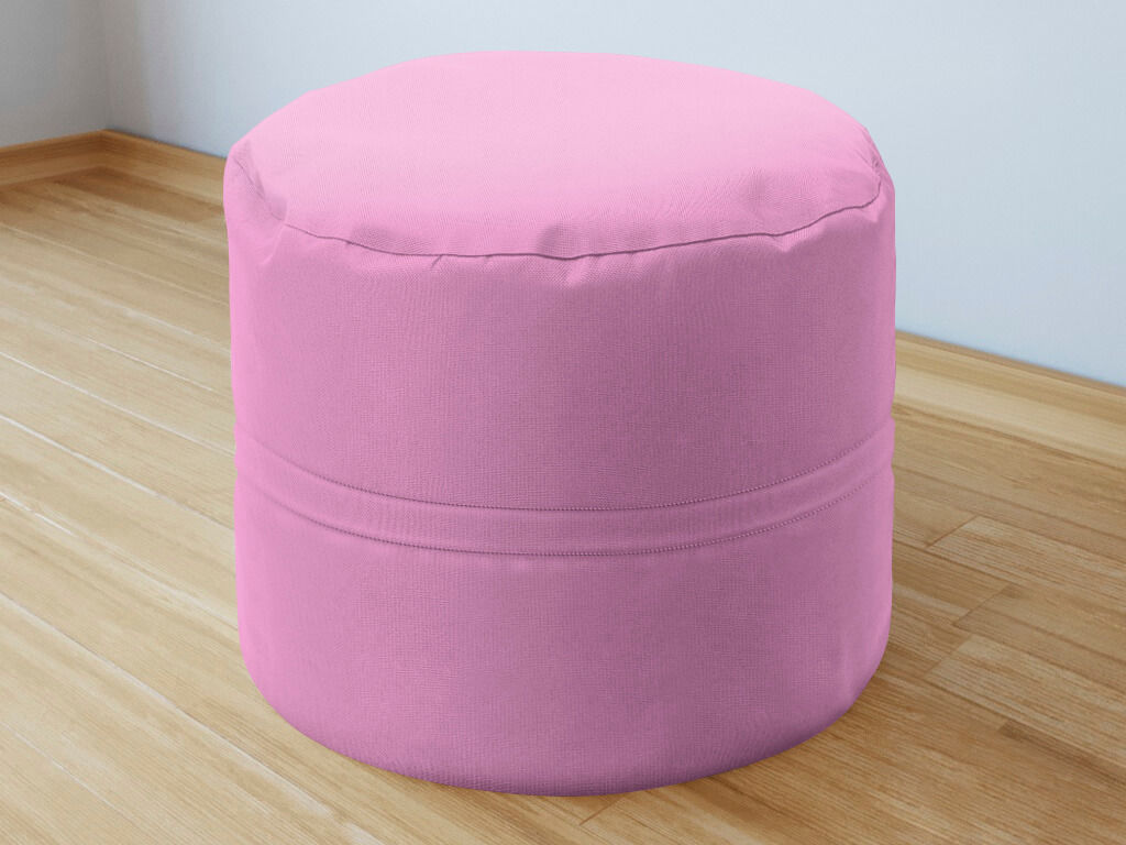 Pamut puff 50 x 40 cm - rózsaszínű