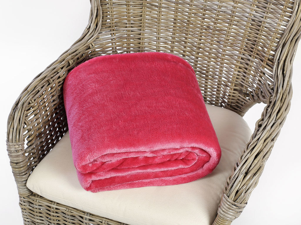 Luxus mikroszálas takaró DELUXE - rózsaszín