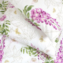 Pamut ágyneműhuzat Deluxe - wisteria virágmintás