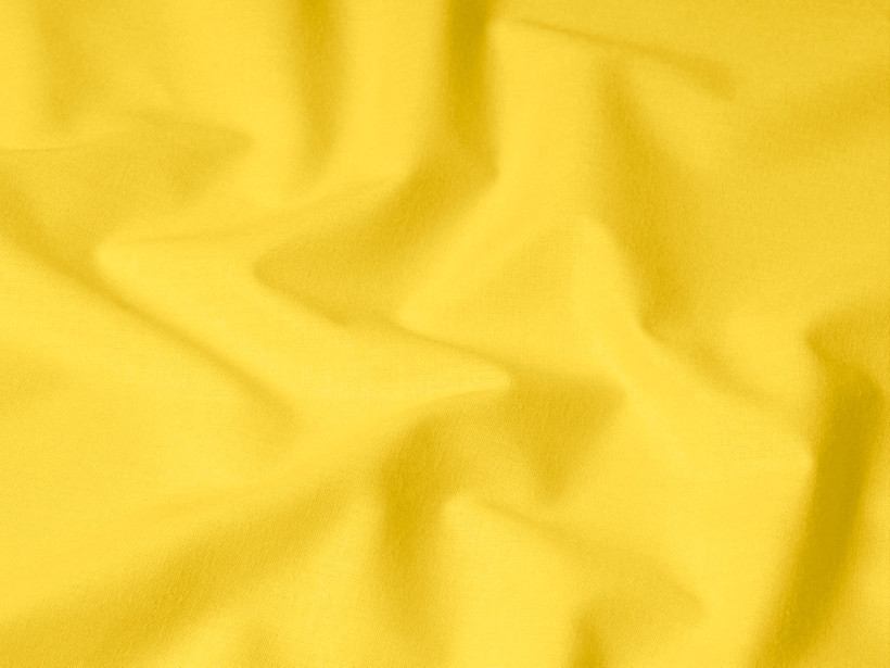 Egyszínű pamutvászon - SUZY sárga
