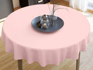 LONETA dekoratív asztalterítő - rózsaszín - kör alakú