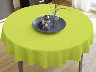 LONETA dekoratív asztalterítő - zöld - kör alakú