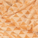 Minőségi mikroszálas takaró - narancssárga háromszögek