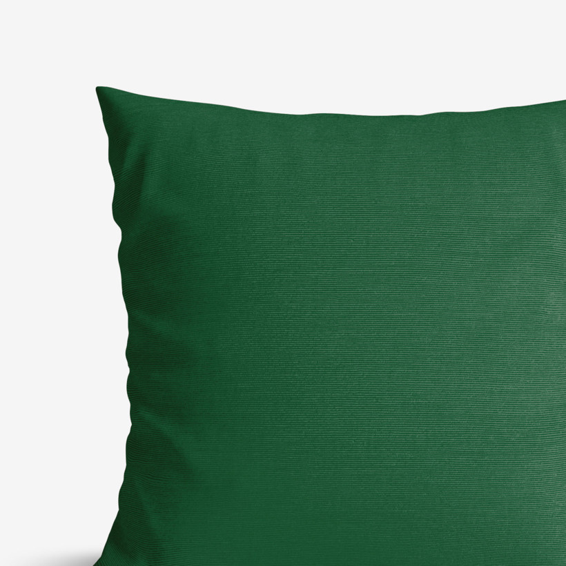 Loneta dekoratív párnahuzat - sötétzöld