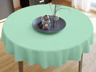 LONETA dekoratív asztalterítő - mentaszínű - kör alakú