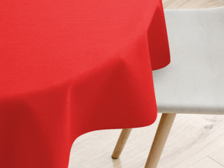 LONETA dekoratív asztalterítő - piros - kör alakú