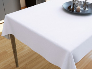 LONETA dekoratív asztalterítő - platina fehér