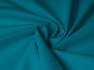 Egyszínű pamutvászon - SUZY petróleum színű, méteráru szél. 145 cm