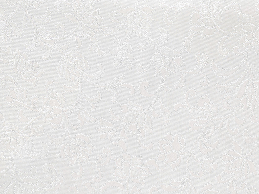 Textil hátoldalú pvc terítő - virágok fehér alapon