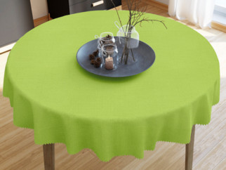 Teflonbevonatú asztalterítő - zöld - kör alakú