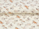 Pamut krepp anyag - cikkszám 497, egyszarvúak - szélesség 145 cm