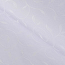 Luxus teflon szövet terítőknek - fehér és lila, nagy ornamentekkel ékesített - szélesség 160 cm