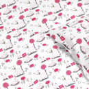 Gyermek pamut ágyneműhuzat - cikkszám 510 rózsaszínű szamárkák