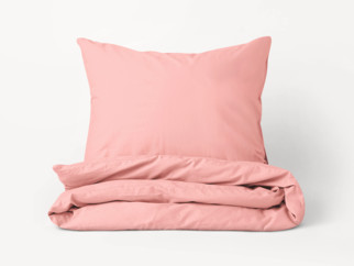 Pamut ágyneműhuzat garnitúra - pasztell rózsaszín