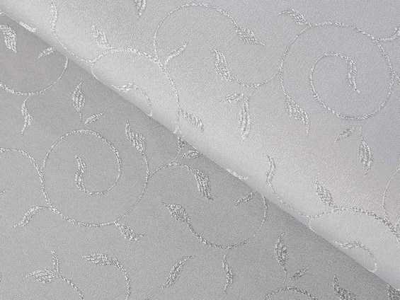 Luxus teflon szövet terítőknek - szürke - nagy ornamentekkel - szélesség 160 cm