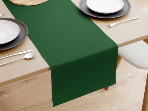 Pamut asztali futó - sötétzöld