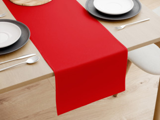 Asztali futó 100 % pamutvászon - piros