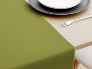 LONETA dekoratív asztali futó -  olívaszínű