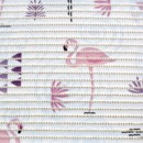 Fürdőszobai habszőnyeg - cikkszám 09 flamingó madarak - méterárú szél. 65 cm