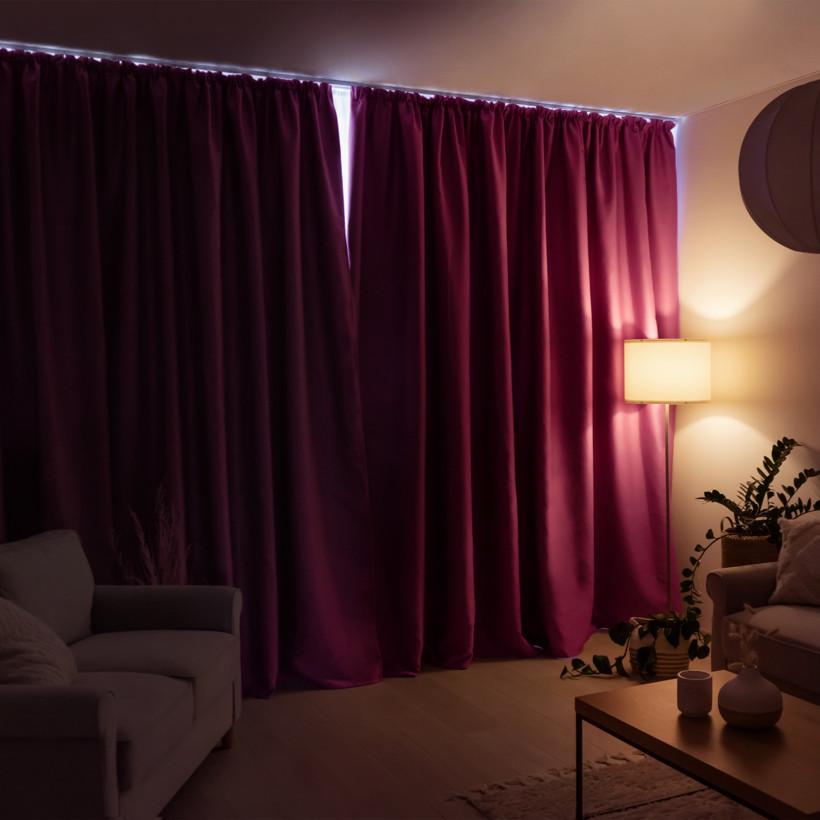 Sötétítő függöny Blackout - BL - 17 purpur lila - szél. 270 cm