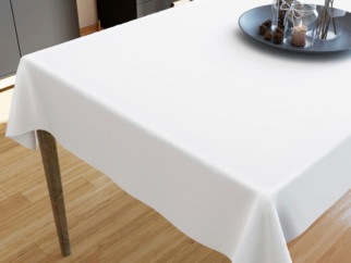 Pamutszatén asztalterítő - fehér
