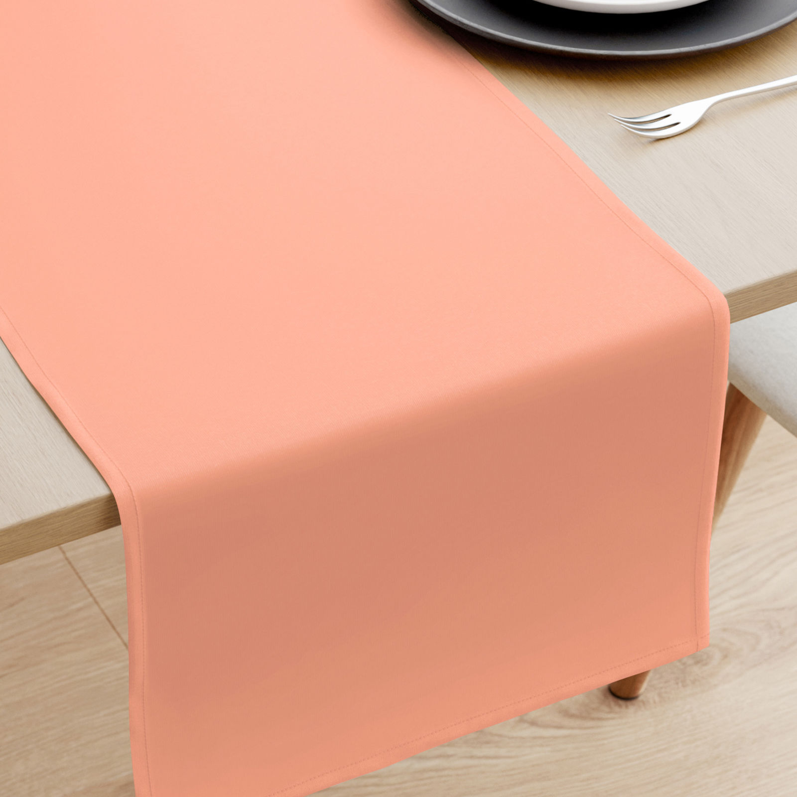 Pamut asztali futó - lazacszínű