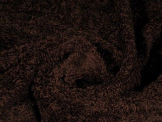 Plüss - méterárú, 150 cm széles - TERAN 895 - sötét barna