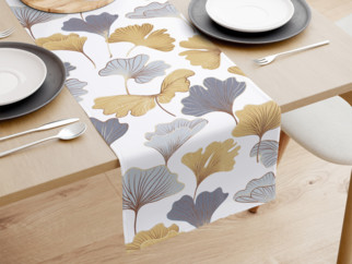 Pamut asztali futó - páfrányfenyő levelek