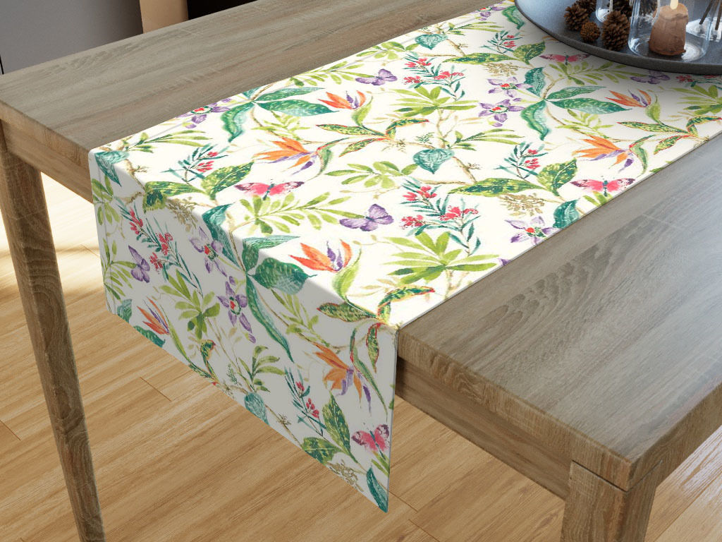 LONETA dekoratív asztali futó - egzotikus növények