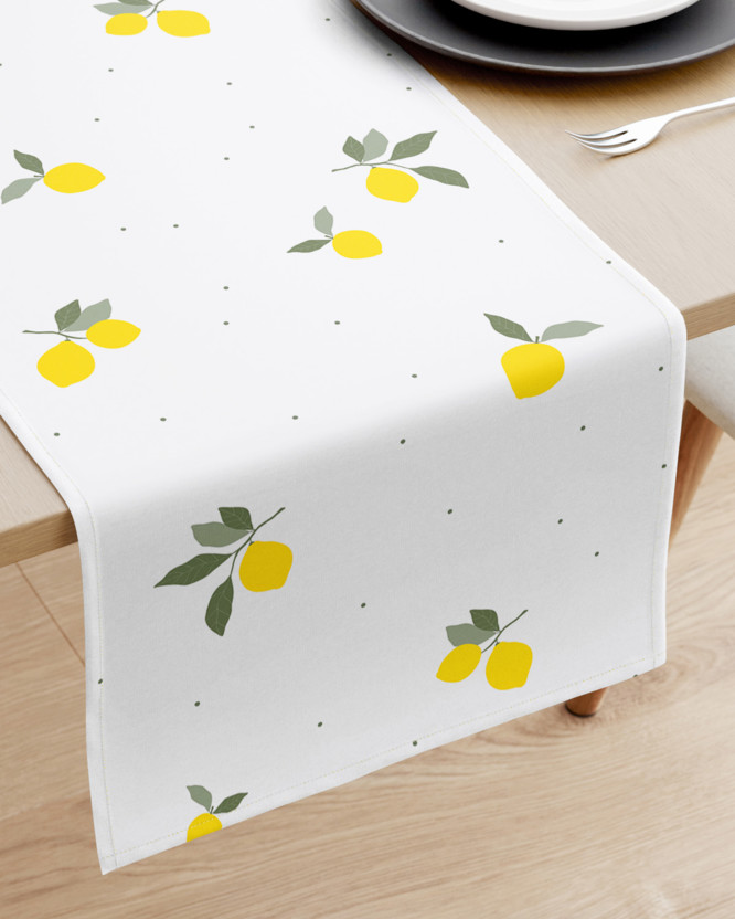 Pamut asztali futó - citromok
