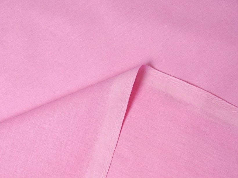 Egyszínű pamutvászon - SUZY rózsaszín