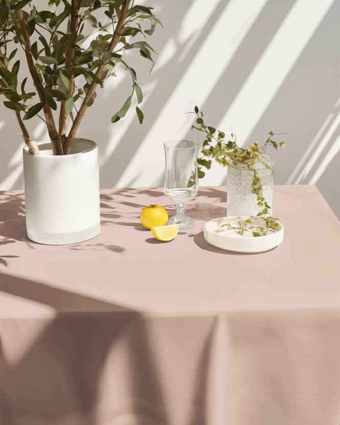 Dekoratív asztalterítő Rongo Deluxe - bézs, szatén fényű
