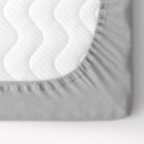 Exkluzív frottír körgumis lepedő magas matracokhoz - szürke