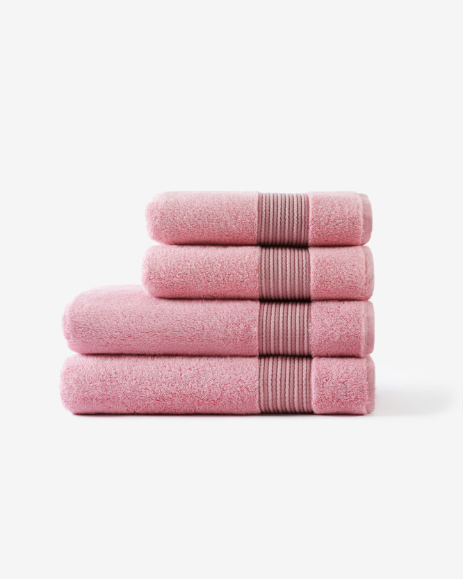 Micro Exclusive frottír törölköző és fürdőlepedő - régi rózsaszínű
