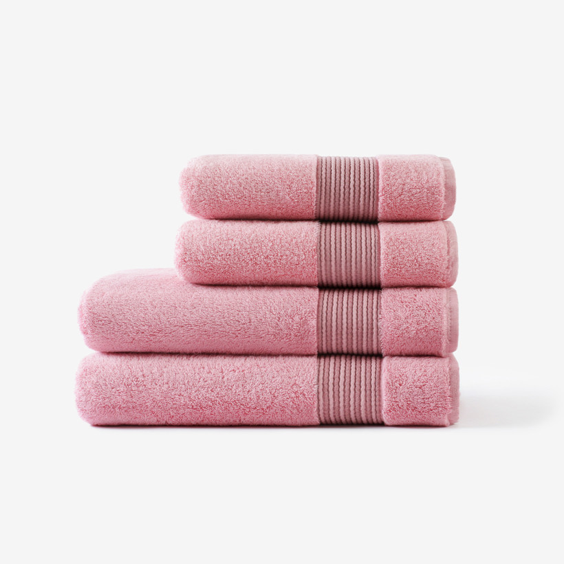 Micro Exclusive frottír törölköző és fürdőlepedő - régi rózsaszínű