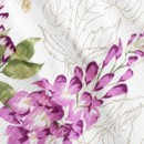Krepp ágyneműhuzat Deluxe- wisteria virágmintás