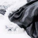 Luxus takaró - MIKRO EXTRA Hosszú szálas - fehér-szürke