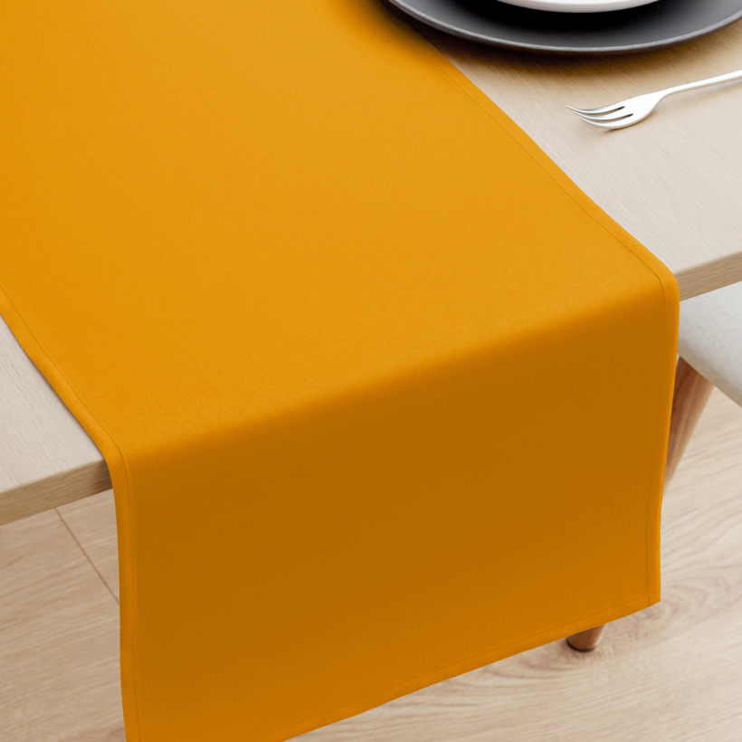 Pamut asztali futó - mustárszínű starý