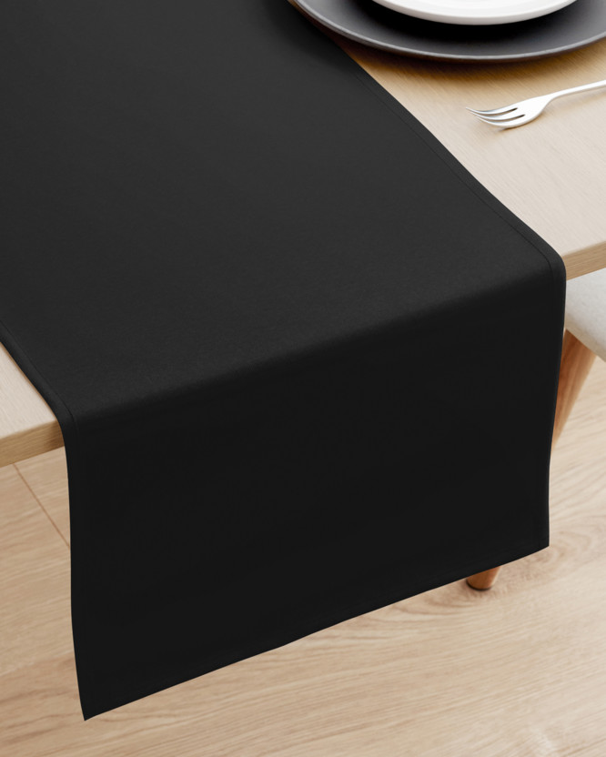 Pamut asztali futó - fekete