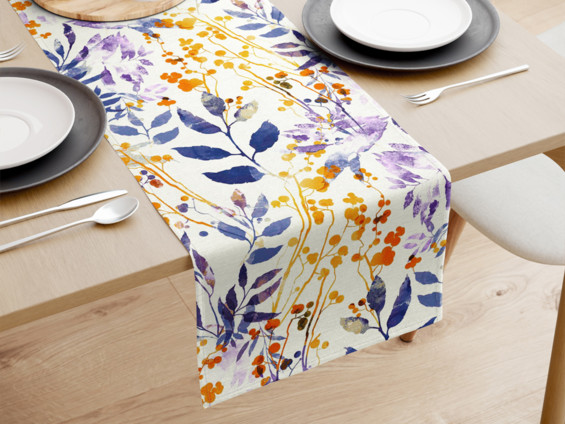 LONETA dekoratív asztali futó - festett levelek