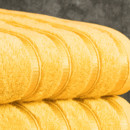 Bambuszszálas törölköző és fürdőlepedő Csíkos - sárga